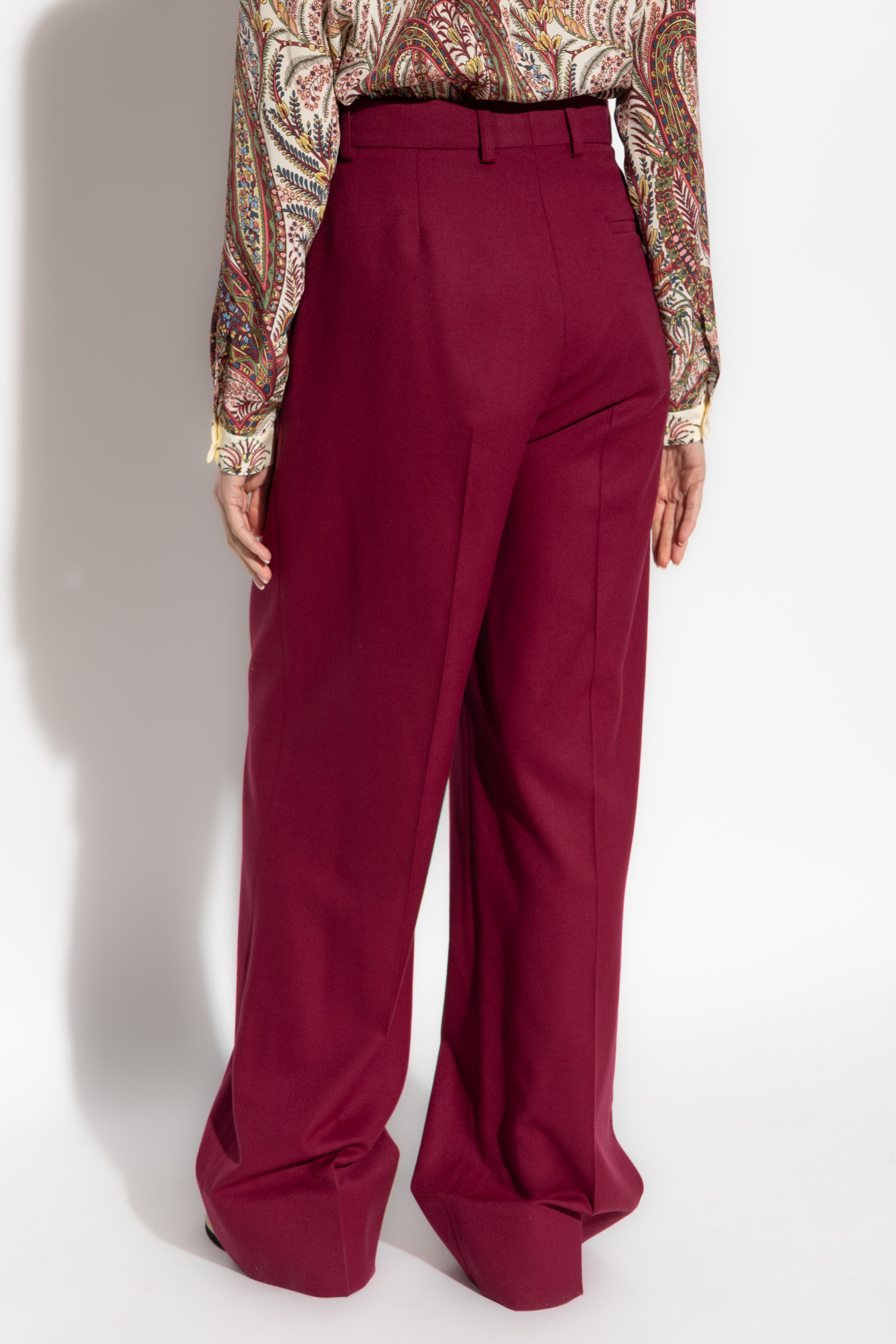 Stella McCartney Wool trousers with crease | Women's